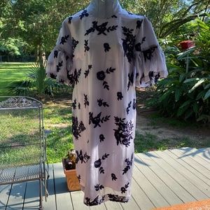 NWT Banana Republic Embroidered Floral Dress sz 6